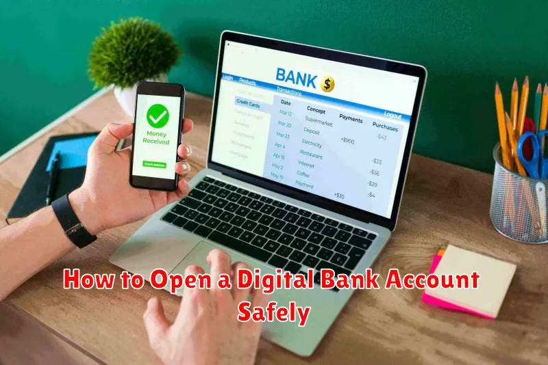 How to Open a Digital Bank Account Safely