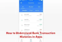 How to Understand Bank Transaction Histories in Apps